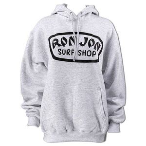 Ron Jon Surf Shop Grey Hoodie Size Medium Unisex
